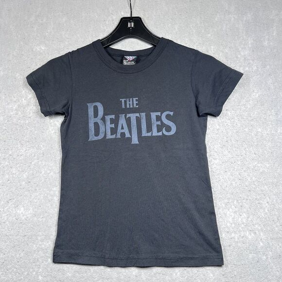 The Beatles T-Shirt Small Dark Gray Sgt. Pepper's Short Sleeve Cotton Made USA - Picture 1 of 12